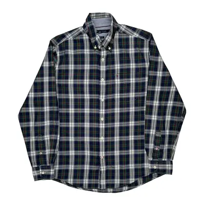 Tommy Hilfiger Checked Shirt - Medium Multicoloured Cotton