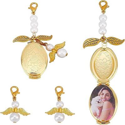 Alloy & Brass Wedding Photo Locket Pendant Decoration