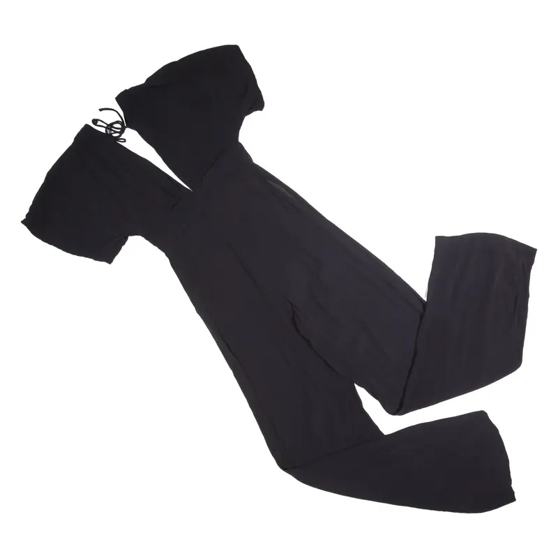& OTHER STORIES Los Angeles Atelier Womens Jumpsuit Black Wide-Leg Viscose S