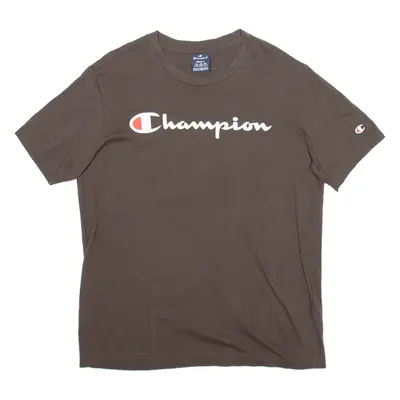 CHAMPION Womens T-Shirt Blue S