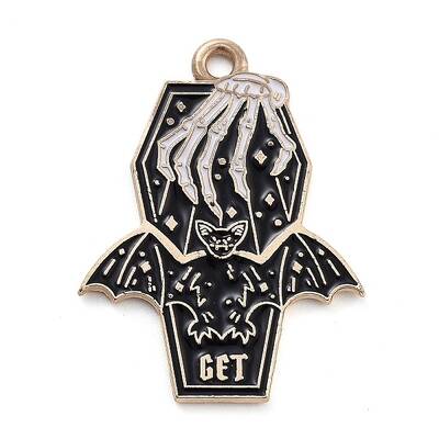 Halloween Alloy Enamel Pendants