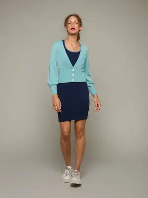 ESTUARY | Fine Merino Knit Cardigan | Size: XS