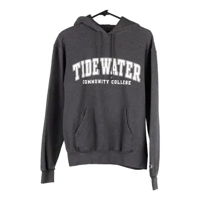 Tide Water Community College Champion College Hoodie - Small Grey Cotton Blend