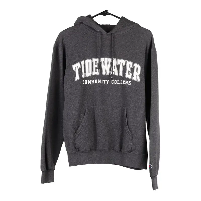 Tide Water Community College Champion College Hoodie - Small Grey Cotton Blend