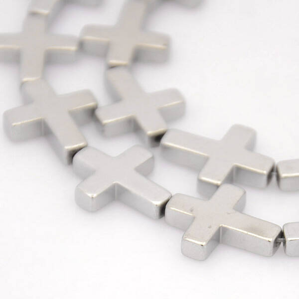 Electroplate Non-magnetic Synthetic Hematite Beads Strands