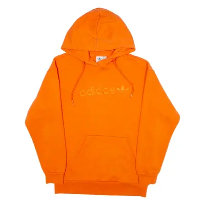 ADIDAS ORIGINALS Womens Orange Hoodie UK 6