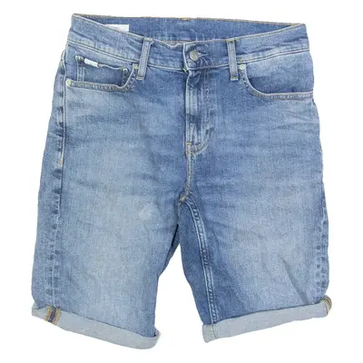 CALVIN KLEIN JEANS Mens Denim Shorts Blue Slim S W28