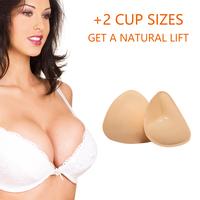 Snowy Sticky Cup Inserts - Instant Boost Double Sided Adhesive Bra Cup for Women, Plus Size White Sticky Inserts for Underwea...