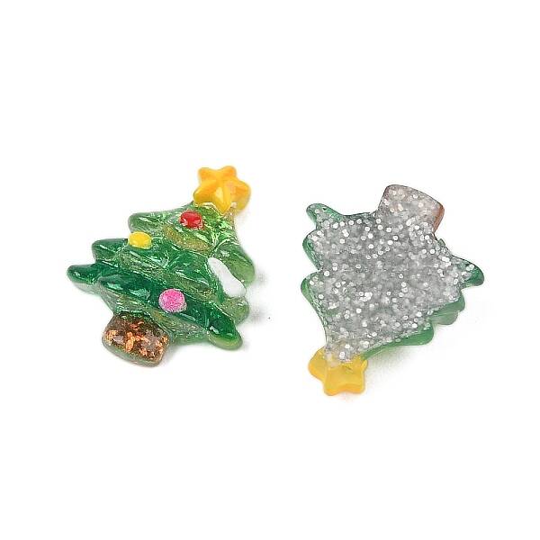 Christmas Series Cute Transparent Resin Decoden Cabochons