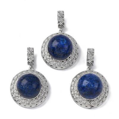 Dyed Natural Lapis Lazuli Pendants