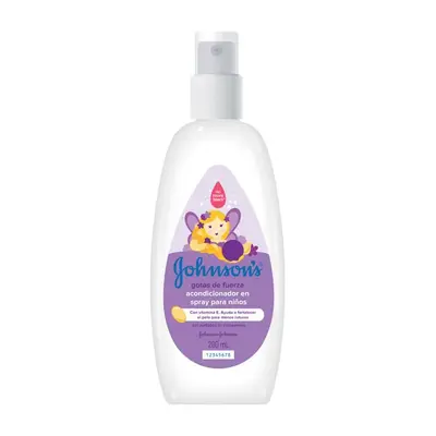 Johnson's Baby Conditioner Spray 200ml gocce of strength