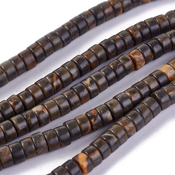 Natural Coffee Jasper Beads Strands