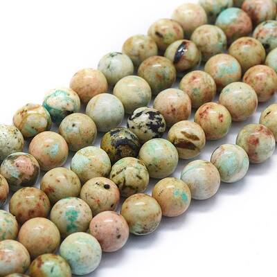 Natural Peruvian Turquoise(Jasper) Beads Strands