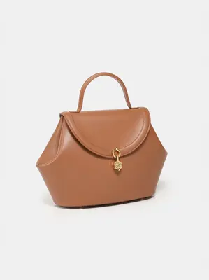 The Miro Corn Leather Bag | Color: Tan