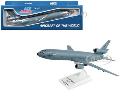 McDonnell Douglas KC-10 Transport Aircraft United States Air Force (70124) Blue Gray (Snap-Fit) 1/200 Plastic Model by Skymar...