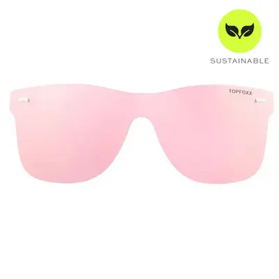 Sustainable Future Wife - Rosegold Square Wayfarer Sunglasses | Color: Rose Gold | Size: OS