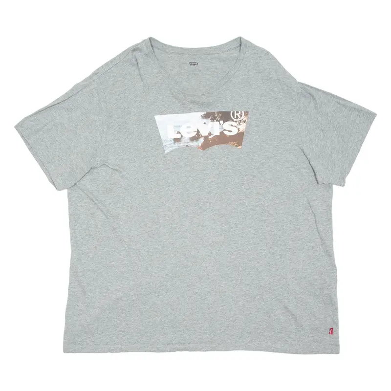 LEVI'S Mens T-Shirt Grey 2XL
