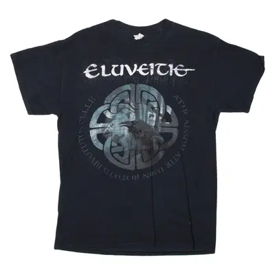 GILDAN Mens Band T-Shirt Black M
