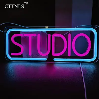 LED Neon Sign Light, Letters Neon Light Sign, Neon Bar Sign Light Up Sign for Beer Bar, Music Studio, Bedroom Wall Decor, Par...