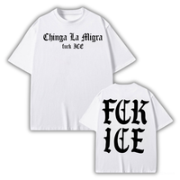 Chinga La Migra Shirt, Anti ICE Graphic Tee, Protest Statement Shirt, Streetwear Style, Fashion Cotton, Full Sizes, For Men, ...
