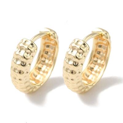 Ring Brass Hoop Earrings for Women