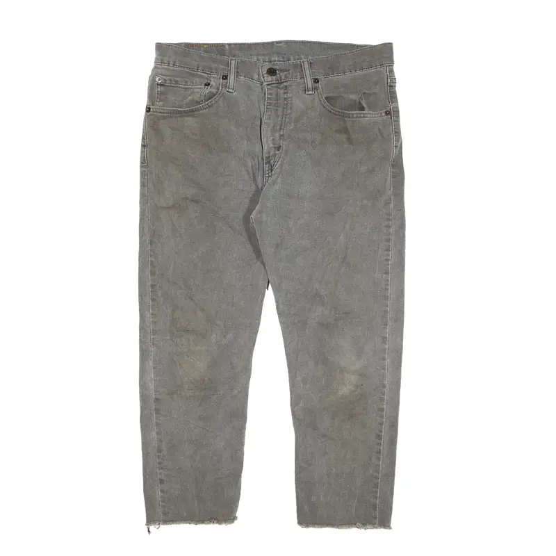 LEVI'S 512 Jeans Grey Denim Slim Tapered Mens W32 L23