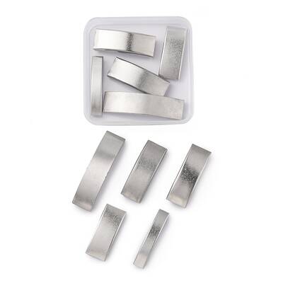 10Pcs 5 Style 304 Stainless Steel Slide Charms