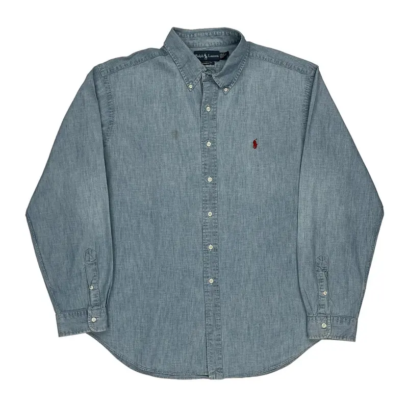 Ralph Lauren Denim Shirt - 2XL Blue Cotton