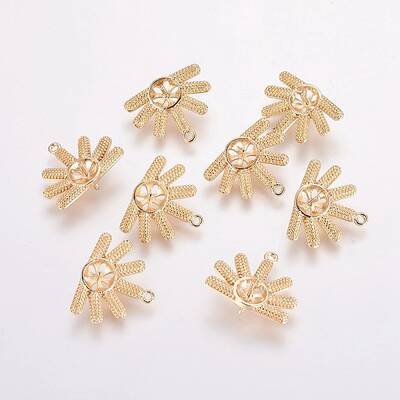 Brass Peg Bails Pendants