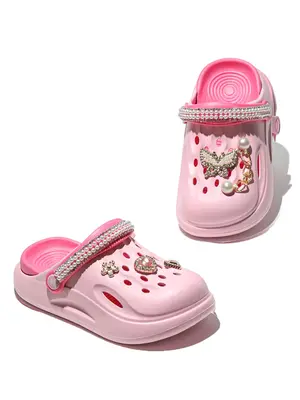 Teen One-Step Sandals, Non-Slip Eva Sole, Lightweight Breathable Casual Shoes for Boys & Girls, All Seasons Indoor Outdoor Pl...