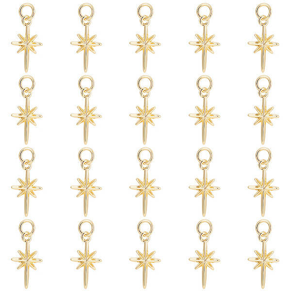 20Pcs Brass Pendants