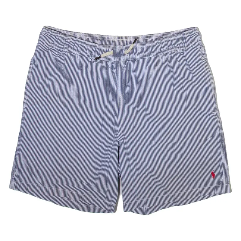 POLO RALPH LAUREN Boys Casual Shorts Blue Striped L W28