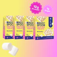 16 Magic Spoon Protein Cereal Treats (4 Boxes) - Marshmallow Flavor - Snack Bars Natural