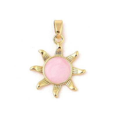 Brass Micro Pave Cubic Zirconia Pendants