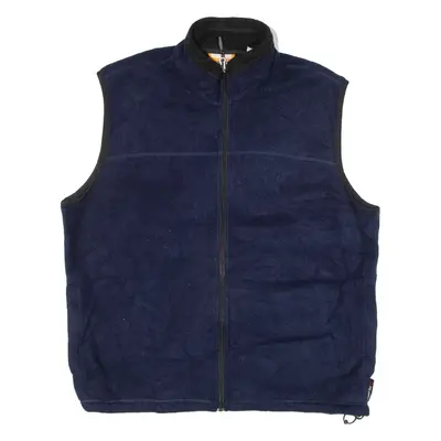 TIMBERLAND Mens Fleece Gilet Blue XL