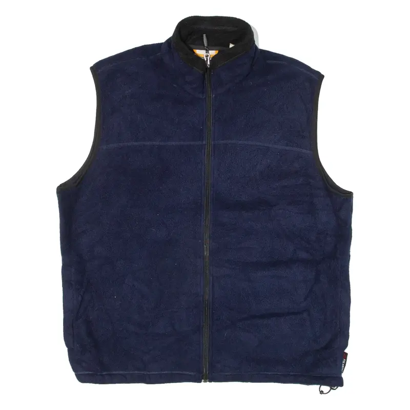 TIMBERLAND Mens Fleece Gilet Blue XL
