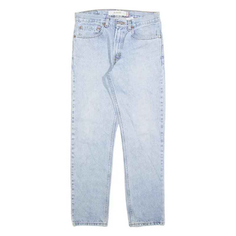 LEVI'S 512 Jeans Mens Blue Slim Tapered Stone Wash W31 L30