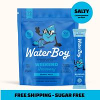 Waterboy Weekend Recovery | 9x Electrolytes & Sugar Free | Plus L-Theanine, Ginger Extract and Vitamins | Salty Flavor