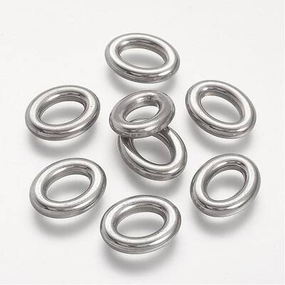 Tarnish Resistant 304 Stainless Steel Linking Ring