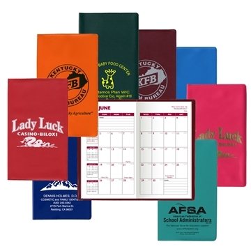 100 Custom Standard Vinyl Academic Monthly Pocket Planner - 14 ...