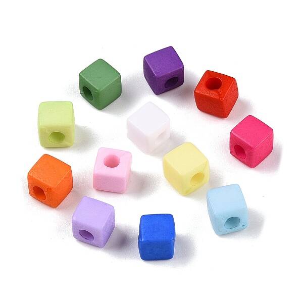 Opaque Acrylic Beads