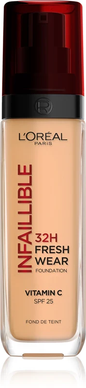 L'Oréal Paris Infaillible 24H Fresh Wear Foundation 250 Radiant 30 ml
