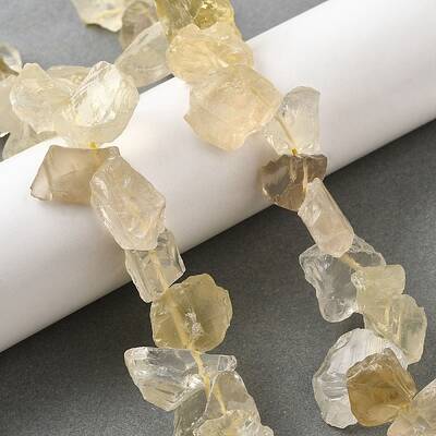Natural Lemon Quartz Beads Strands
