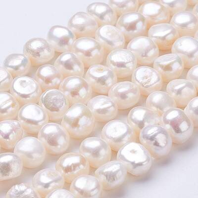 Natural Cultured Freshwater Pearl Beads Strands