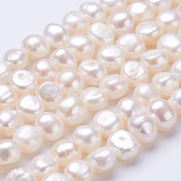Natural Cultured Freshwater Pearl Beads Strands