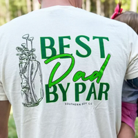 Best Dad by Par Shirt, Adult and Youth Golf Tee, Perfect Gift for Fathers and Sons