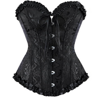 Overbust Corset Tops for Women Lingerie Lace Push Up Bodyshaper Top  with Bustier Shapewear and Lingerie Design fajas para mu...