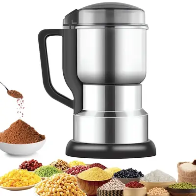 Multifunctional Electric Powder Breaker 400W High Power Electric Coffee Grinding Tool for Summer Food Grade Fast Grinding Dry...