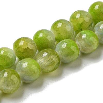 Dyed Natural White Jade Beads Strands