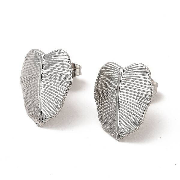 Non-Tarnish 304 Stainless Steel Stud Earrings for Women